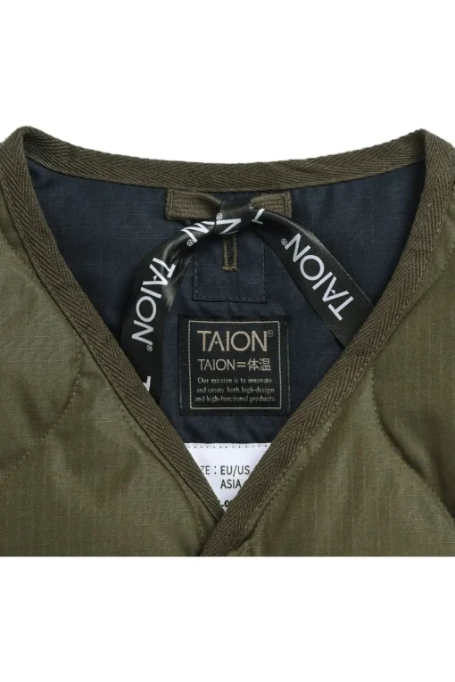 Taion Donsjas Military W-Zip V Neck Down