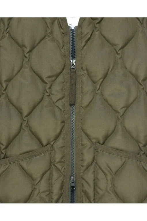 Taion Donsjas Military W-Zip V Neck Down