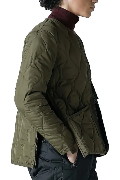 Taion Donsjas Military W-Zip V Neck Down