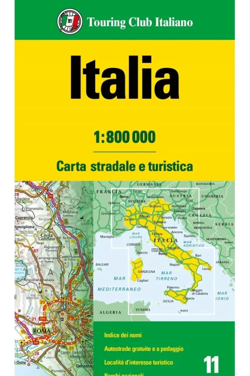 TCI Kaart Italië Tci R/V (+R)
