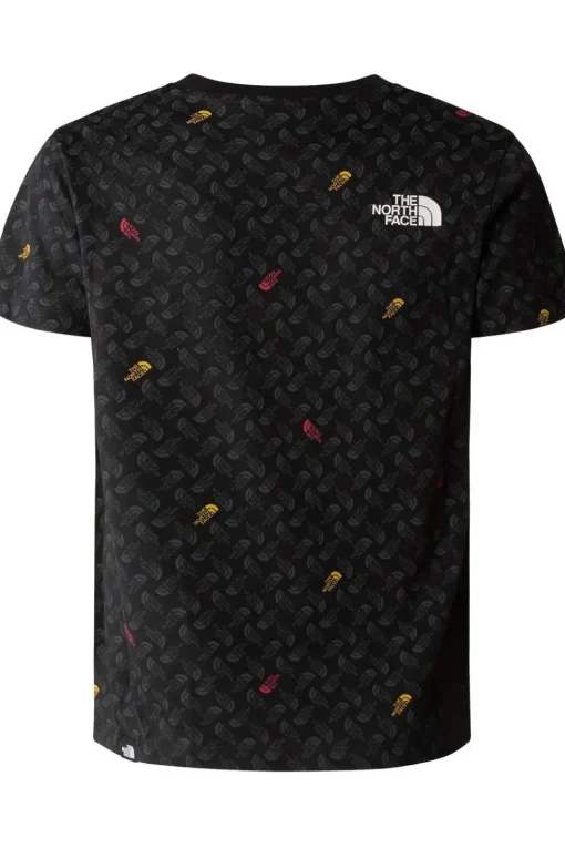 The North Face T-Shirt Teen S/S Simple Dome Tee Print Tnf Black Tnf Shado