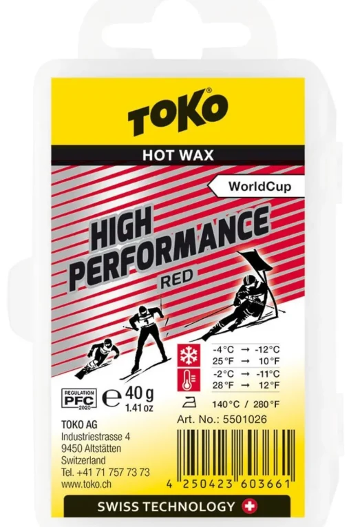 Toko Onderhoud Performance Hot Wax Red 40g