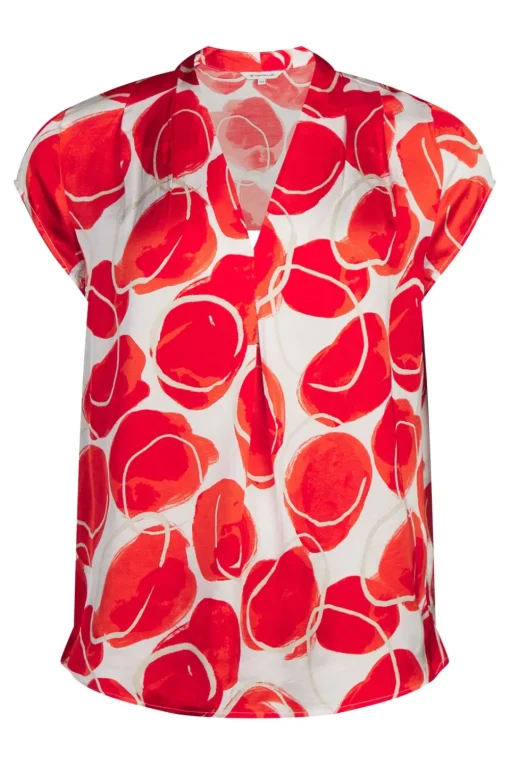 Tom Tailor Blouse Blouse Feminine V-Neck