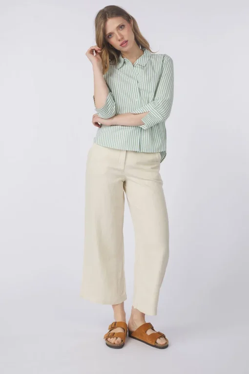 Tom Tailor Broek Culotte Linen Pants