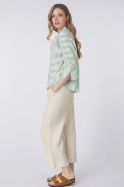 Tom Tailor Broek Culotte Linen Pants