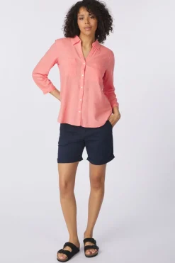Tom Tailor Hemd Blouse Easy Shape With Linen