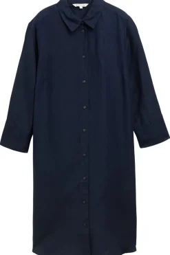 Tom Tailor Jurk Dress Shirt Linen