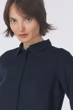 Tom Tailor Jurk Dress Shirt Linen