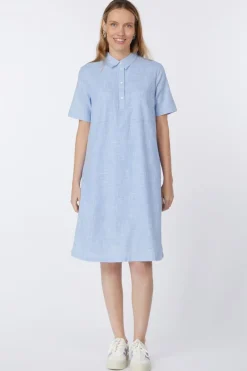 Tom Tailor Jurk Dress With Slub Structure