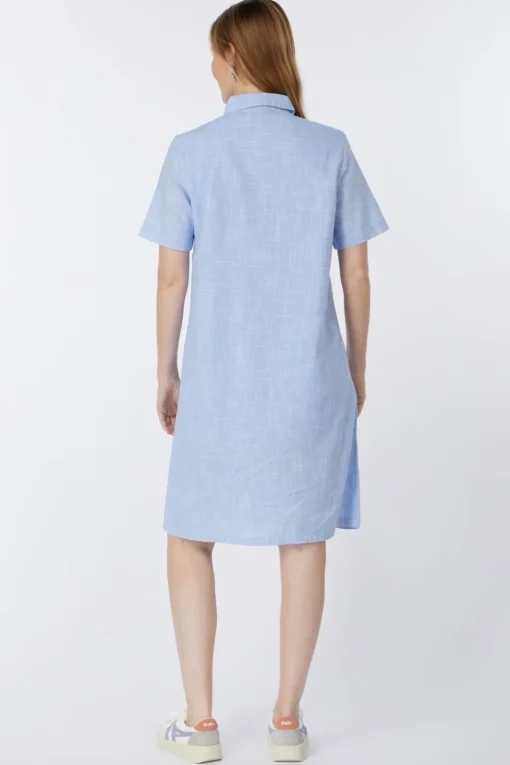 Tom Tailor Jurk Dress With Slub Structure