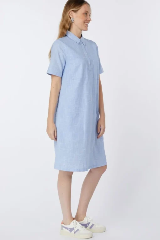 Tom Tailor Jurk Dress With Slub Structure