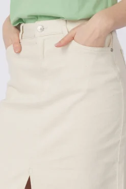 Tom Tailor Rok Midi Undyed Denim Skirt
