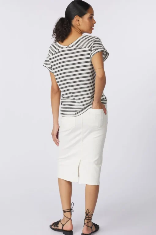 Tom Tailor Rok Skirt Denim White