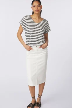 Tom Tailor Rok Skirt Denim White
