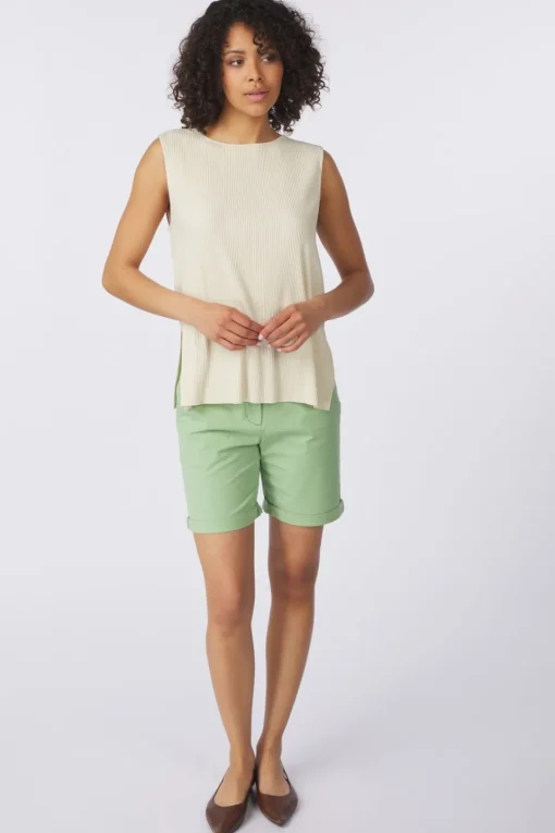 Tom Tailor Top Top Plissee Crew Neck