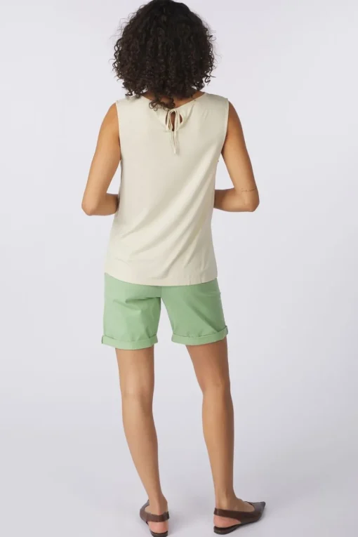 Tom Tailor Top Top Plissee Crew Neck
