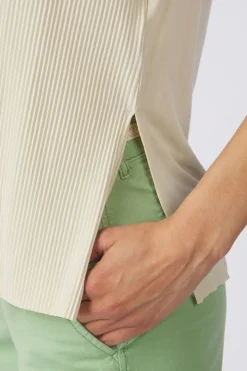 Tom Tailor Top Top Plissee Crew Neck