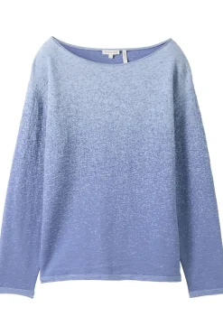 Tom Tailor Trui Knit Degrade Boatneck