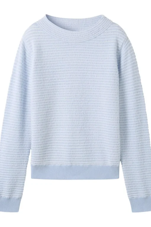 Tom Tailor Trui Knit Feather Yarn Pullover