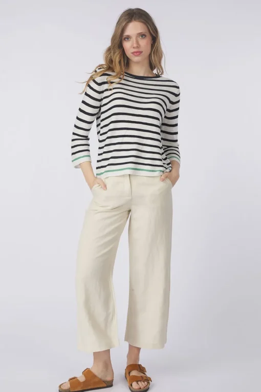 Tom Tailor Trui Knit Striped Boatneck