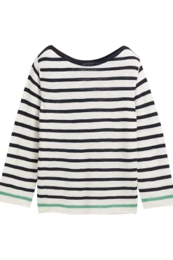 Tom Tailor Trui Knit Striped Boatneck