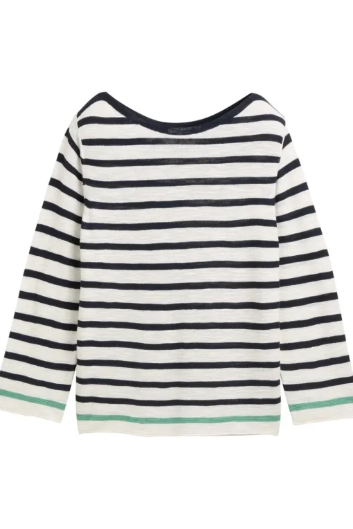 Tom Tailor Trui Knit Striped Boatneck