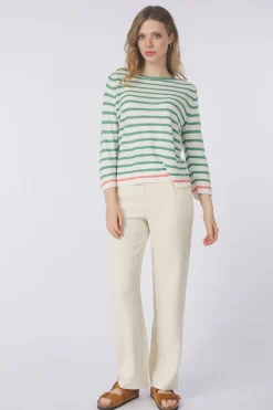 Tom Tailor Trui Knit Striped Boatneck