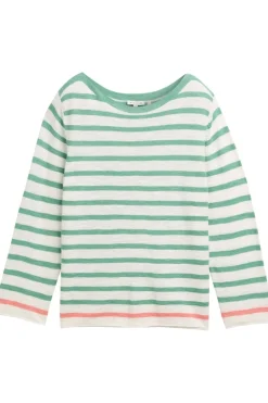 Tom Tailor Trui Knit Striped Boatneck