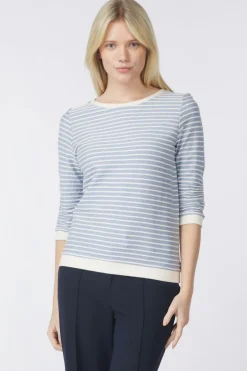 Tom Tailor Trui Stripe Jacquard Sweatshirt