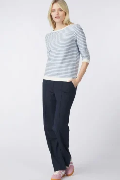 Tom Tailor Trui Stripe Jacquard Sweatshirt
