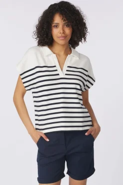 Tom Tailor Trui Sweatshirt Striped Polo