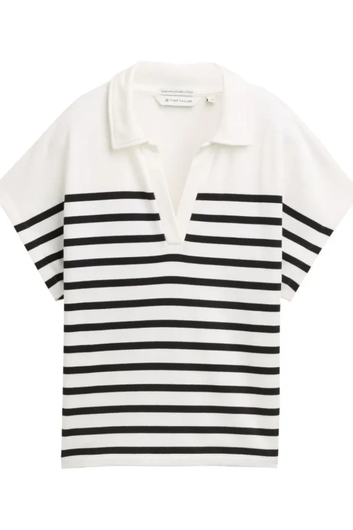 Tom Tailor Trui Sweatshirt Striped Polo