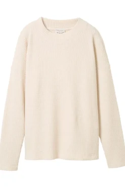 Tom Tailor Trui Sweatshirt Cosy Waffle