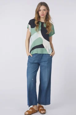 Tom Tailor T-Shirt T-Shirt Fabric Mix