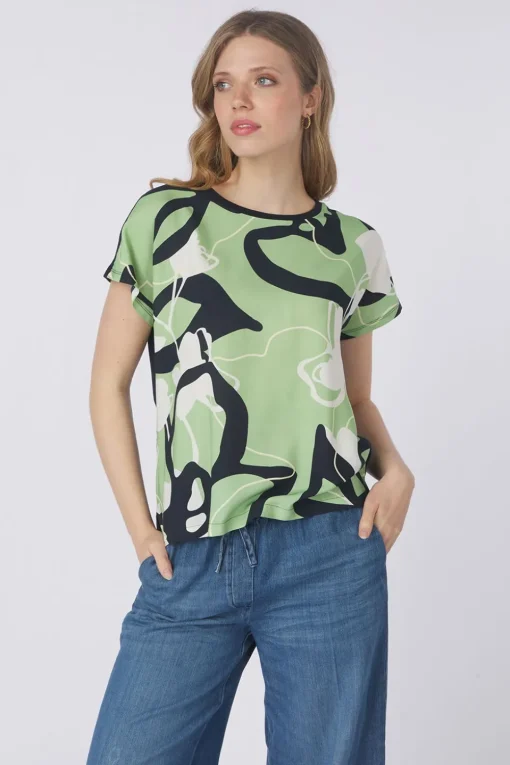 Tom Tailor T-Shirt T-Shirt Fabric Mix