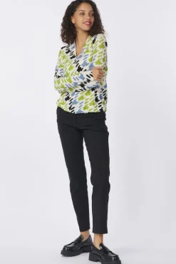 Tom Tailor T-Shirt T-Shirt V-Neck Alloverprinted
