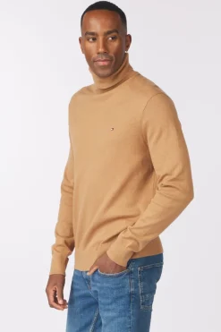 Tommy Hilfiger Coltrui Pima Org Ctn Cashmere Roll Neck