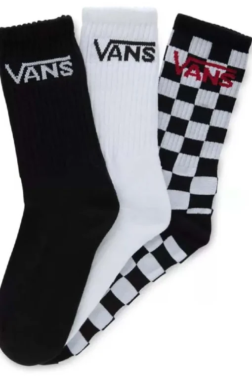 Vans Sokken Classic Vans Crew Sock Black/White