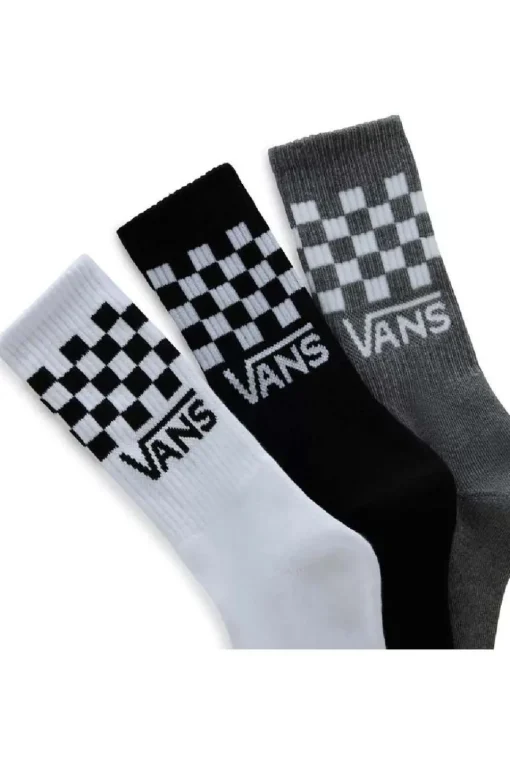 Vans Sokken Drop V Classic Check Crew Sock White/Black/Heather