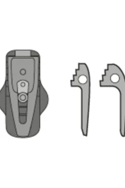 Vaude Accessoire Step Adjust Oversize Hook (Pair)
