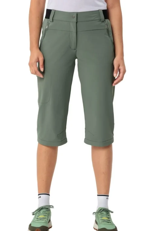 Vaude Afritsbroek Women'S Farley Stretch Capri T-Zip III