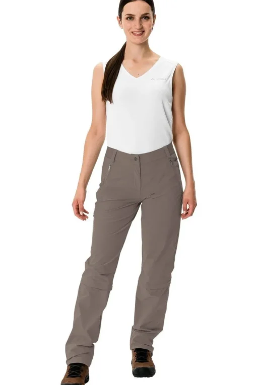 Vaude Afritsbroek Women'S Farley Stretch Capri T-Zip III