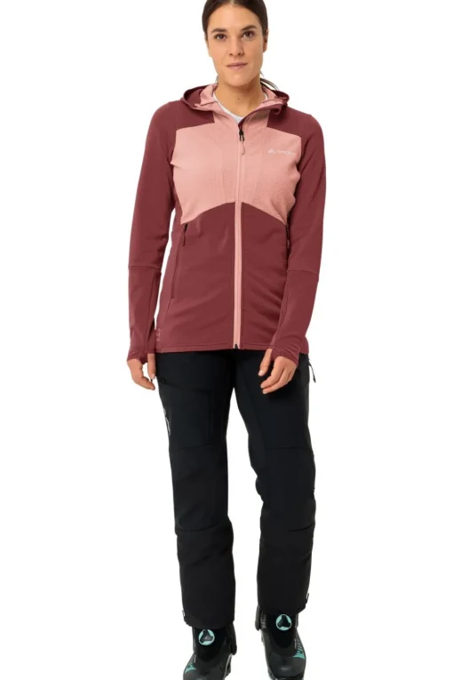 Vaude Fleece Women'S Monviso Hooded Grid