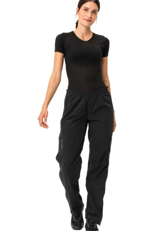Vaude Regenbroek Women'S Yaras Rain Zip Pants Iv