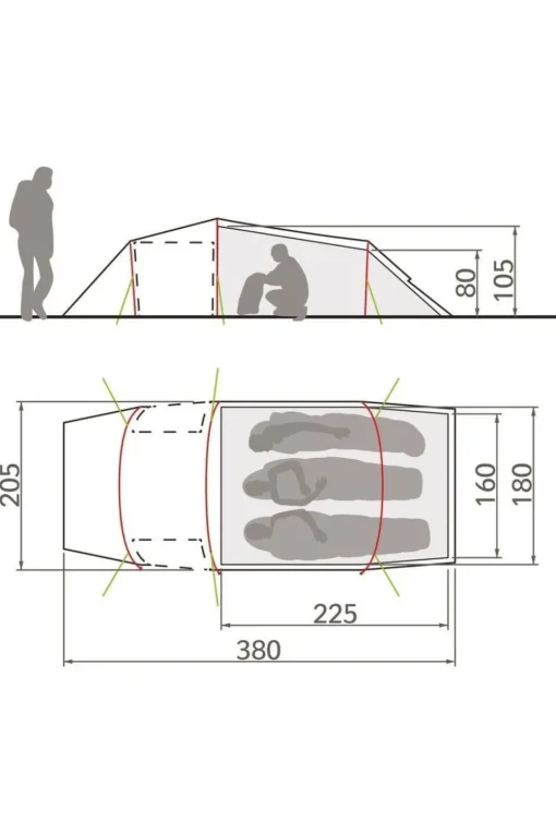 Vaude Tent Arco Xt 3P