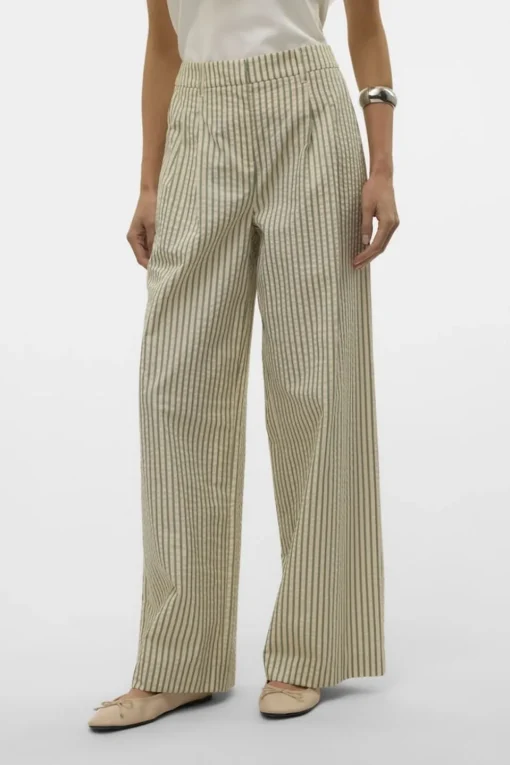 Vero Moda Broek Siv Wide Striped