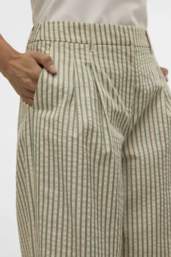 Vero Moda Broek Siv Wide Striped