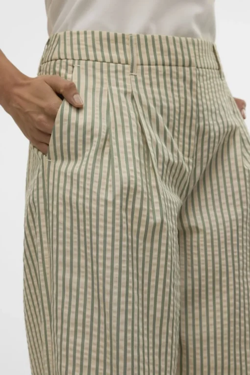 Vero Moda Broek Siv Wide Striped