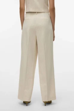 Vero Moda Broek Troian Wide Pinstripe Dad