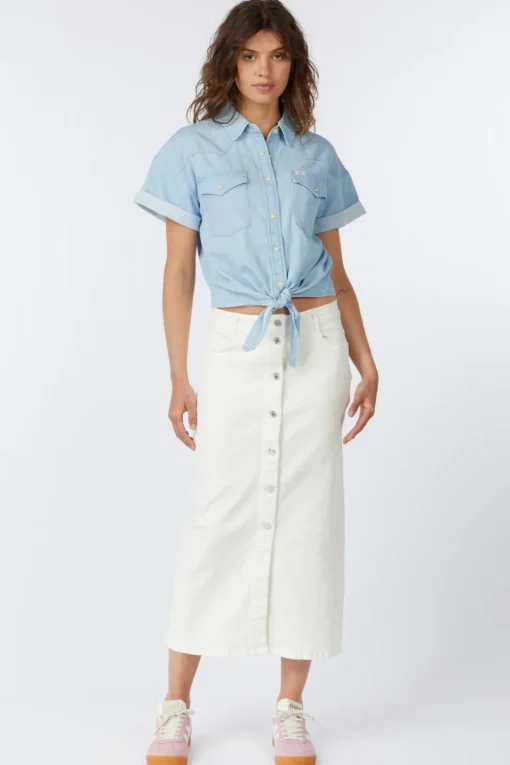 Vero Moda Rok Wild Alvida Button Hr Clr
